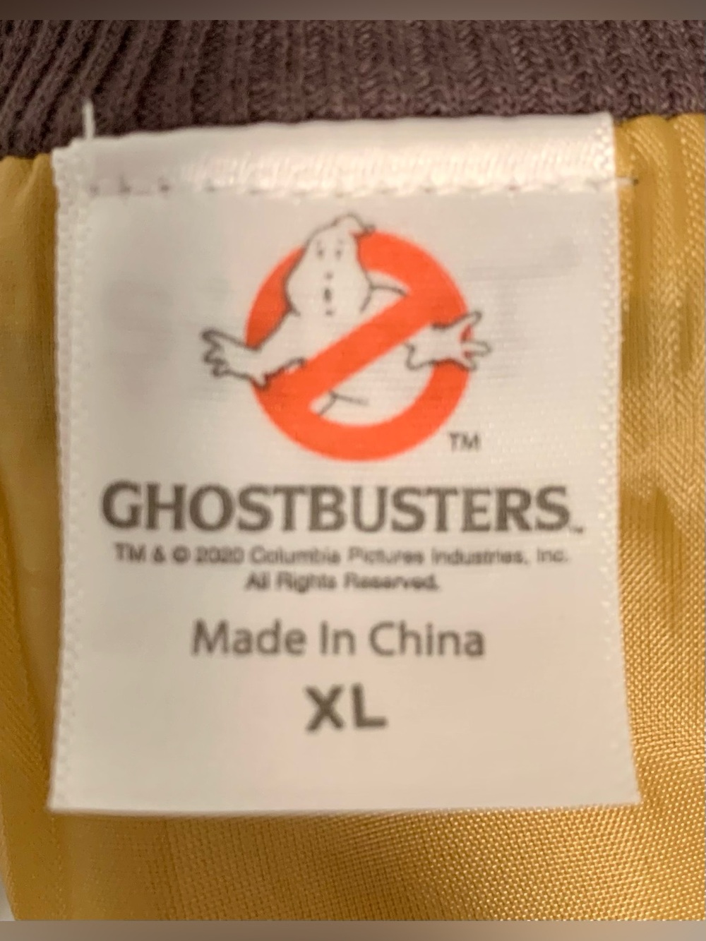 Tan Ghostbusters Jacket - Picture 7 of 8